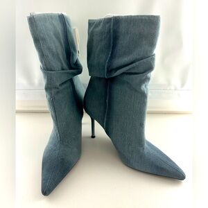 NWT Zara Denim Booties